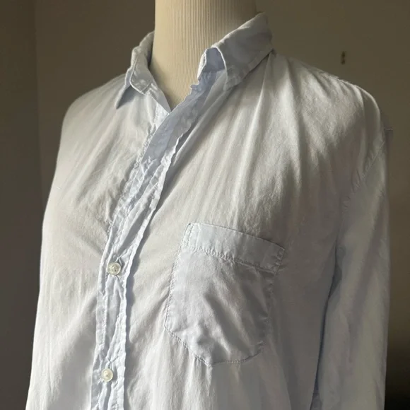 Frank & Eileen Eileen Relaxed Button-Up Shirt (Pale Blue)